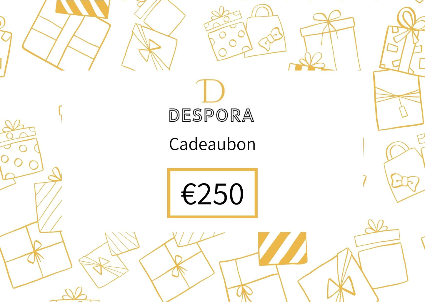 Digitale cadeaubon Despora