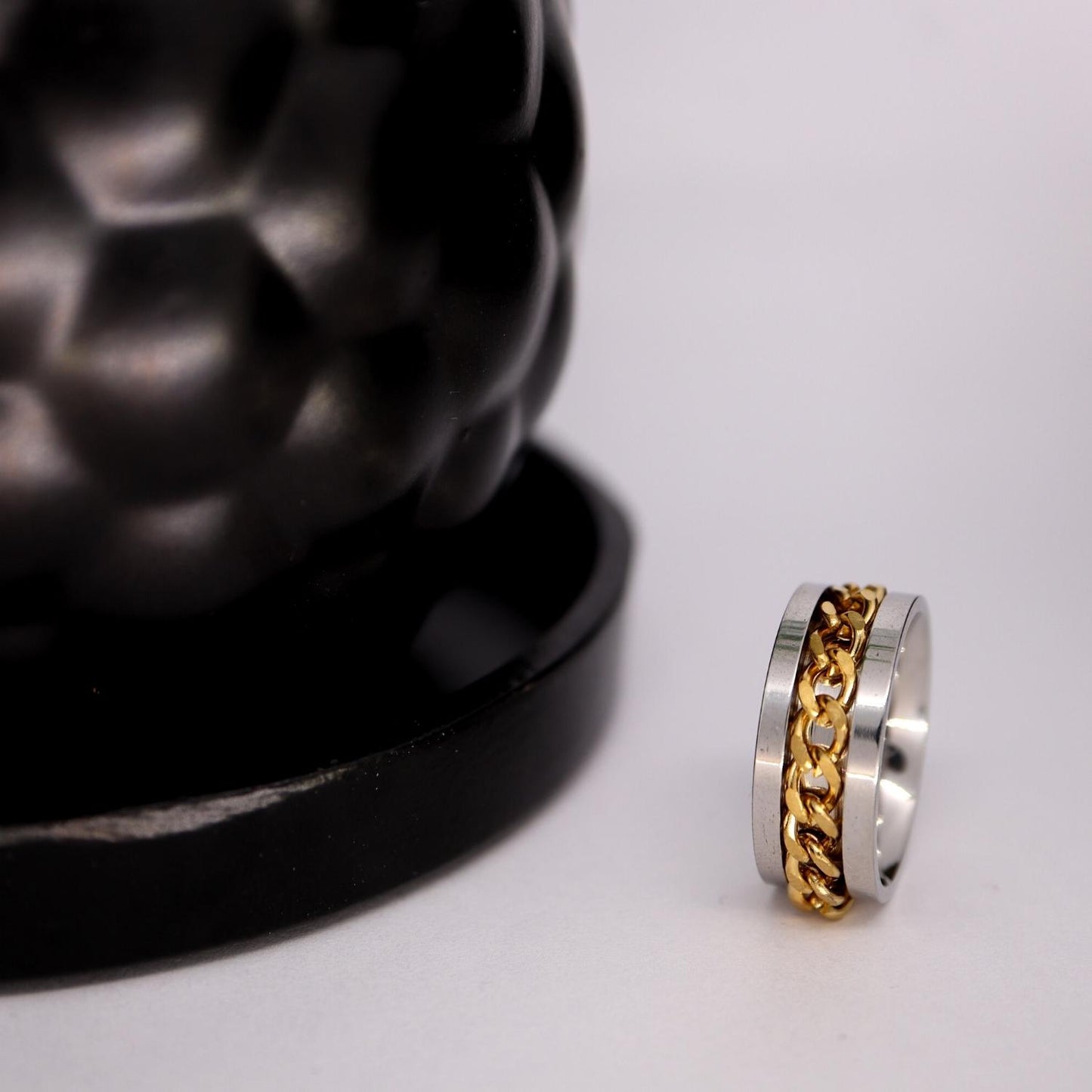 Anxiety Ring (Kettinkje) Gouden ketting Sfeerbeeld