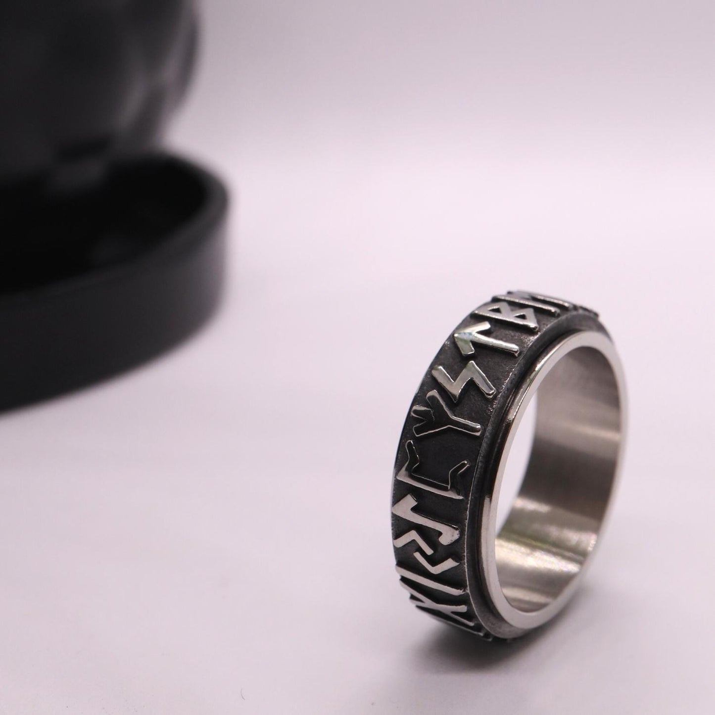 Anxiety Ring (Noors) Zilver Sfeerbeeld