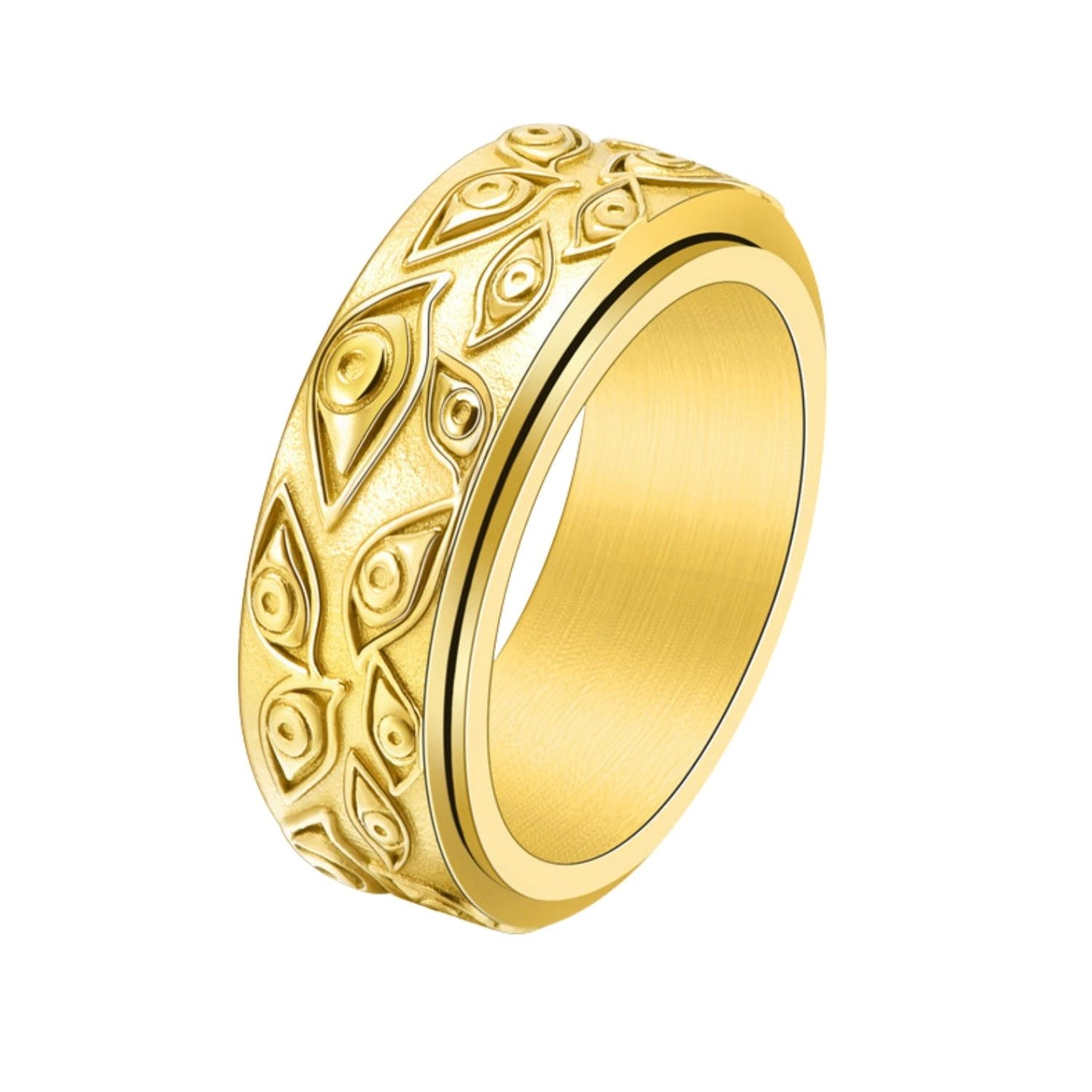 Anxiety Ring (Ogen) Goud