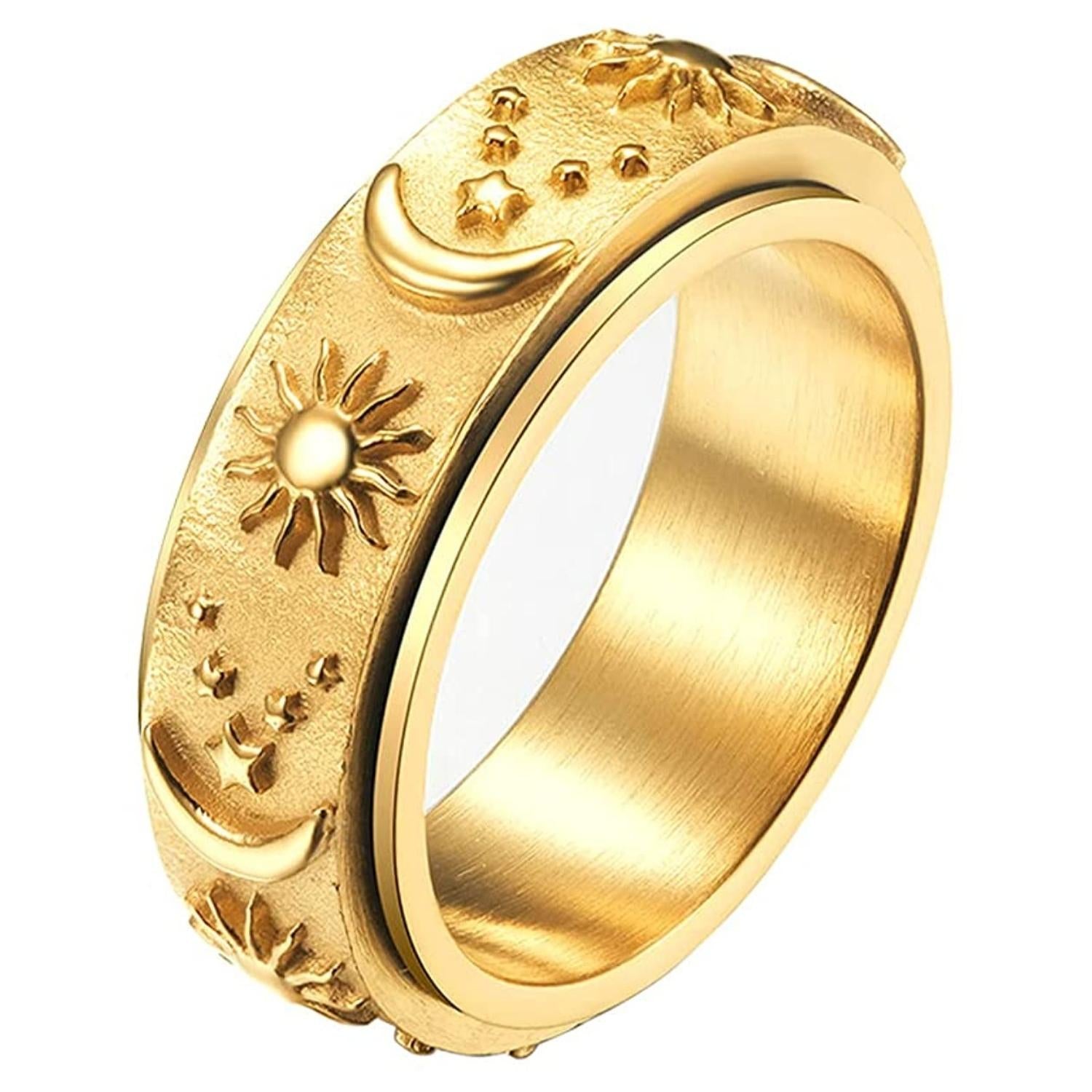 Gold on sale worry ring