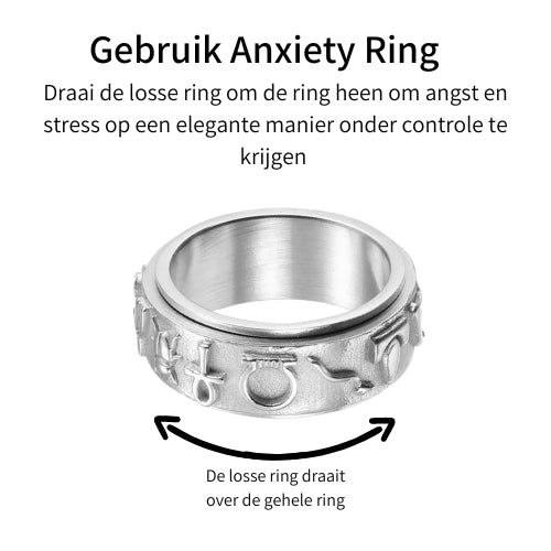 Anxiety ring (Egypte) Zilver Gebruik