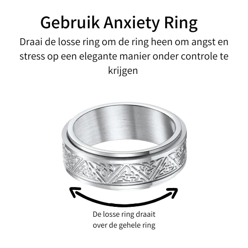 Anxiety ring (Keltisch) Zilver Gebruik